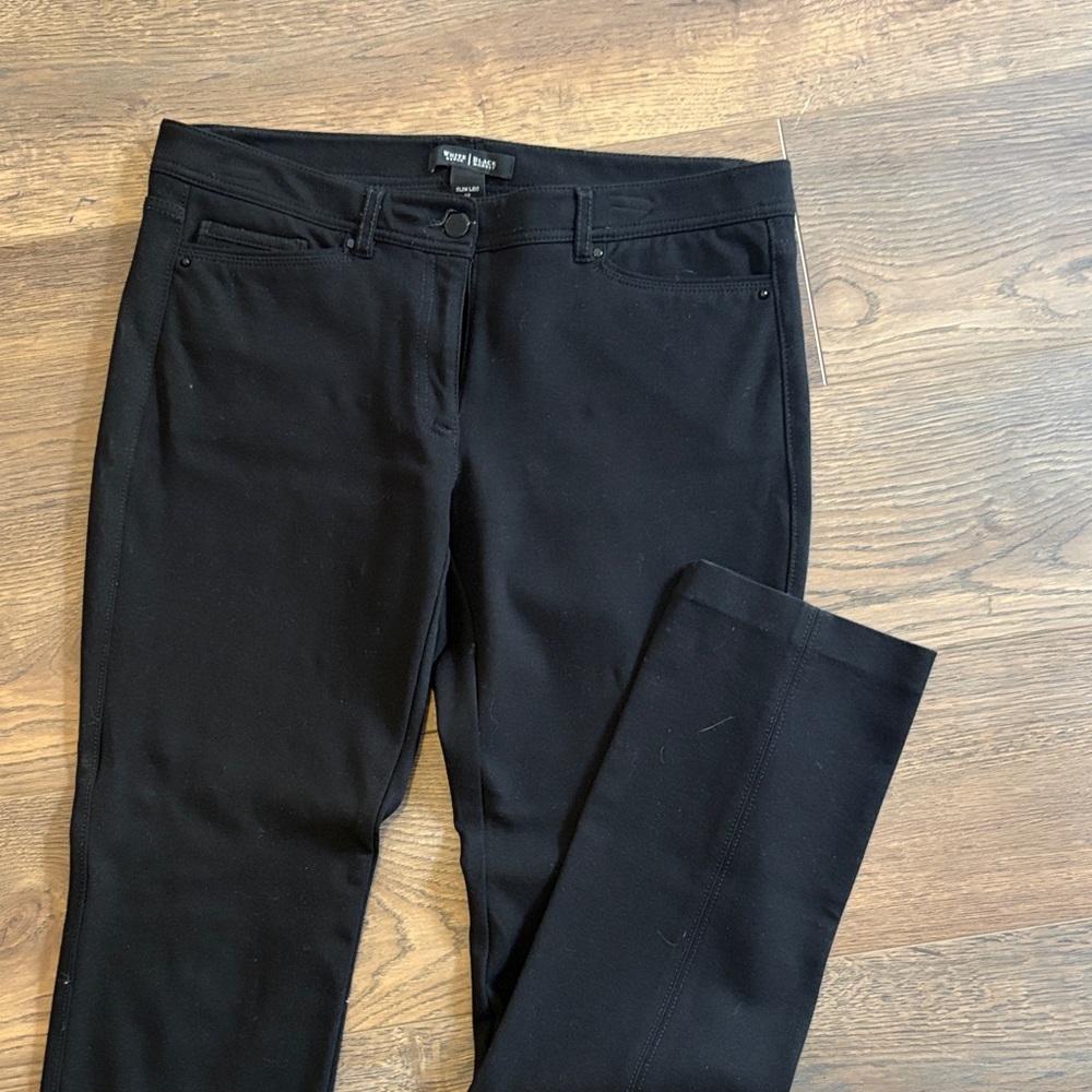 White House Black Market      Black Skinny Pants